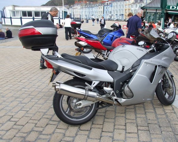 Bonzo's Honda Blackbird in Aberystwyth
