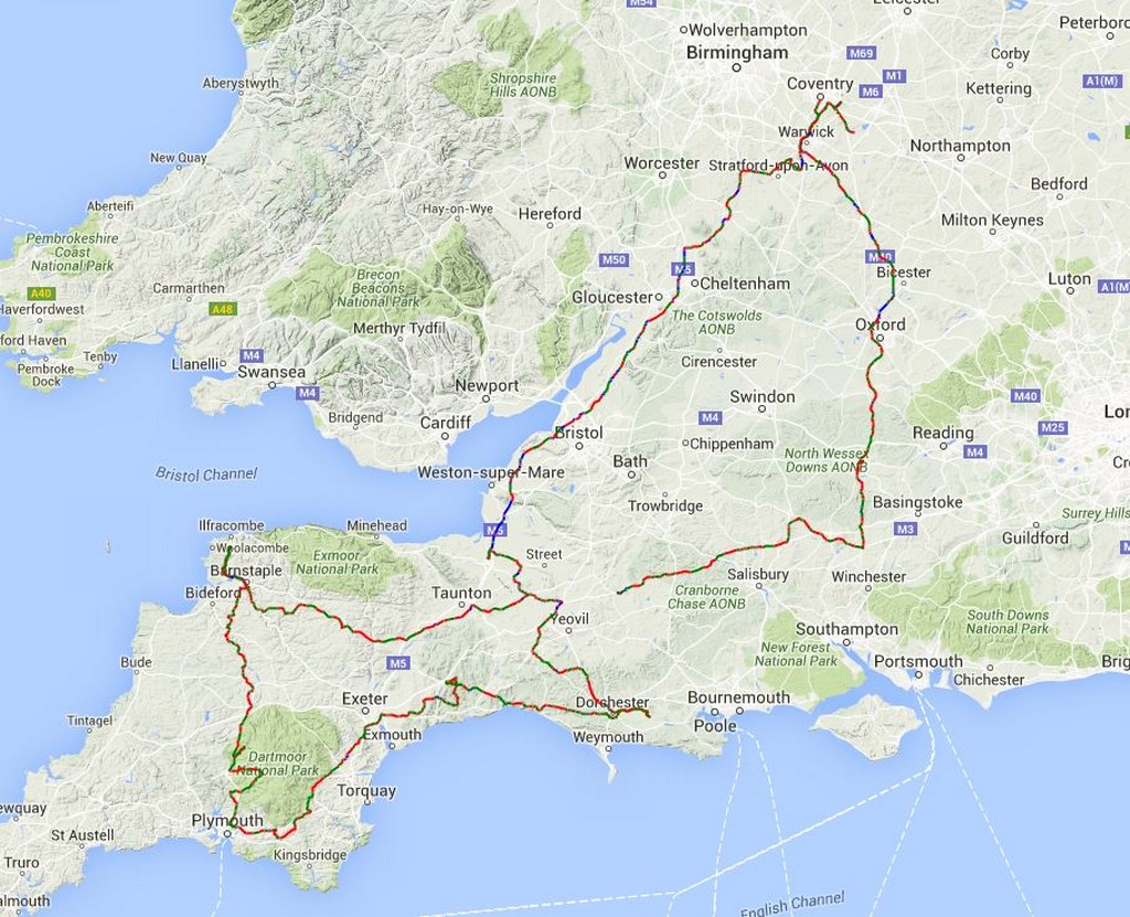 2016 SWPSR Weekend Route 2016 SWPSR Weekend Route