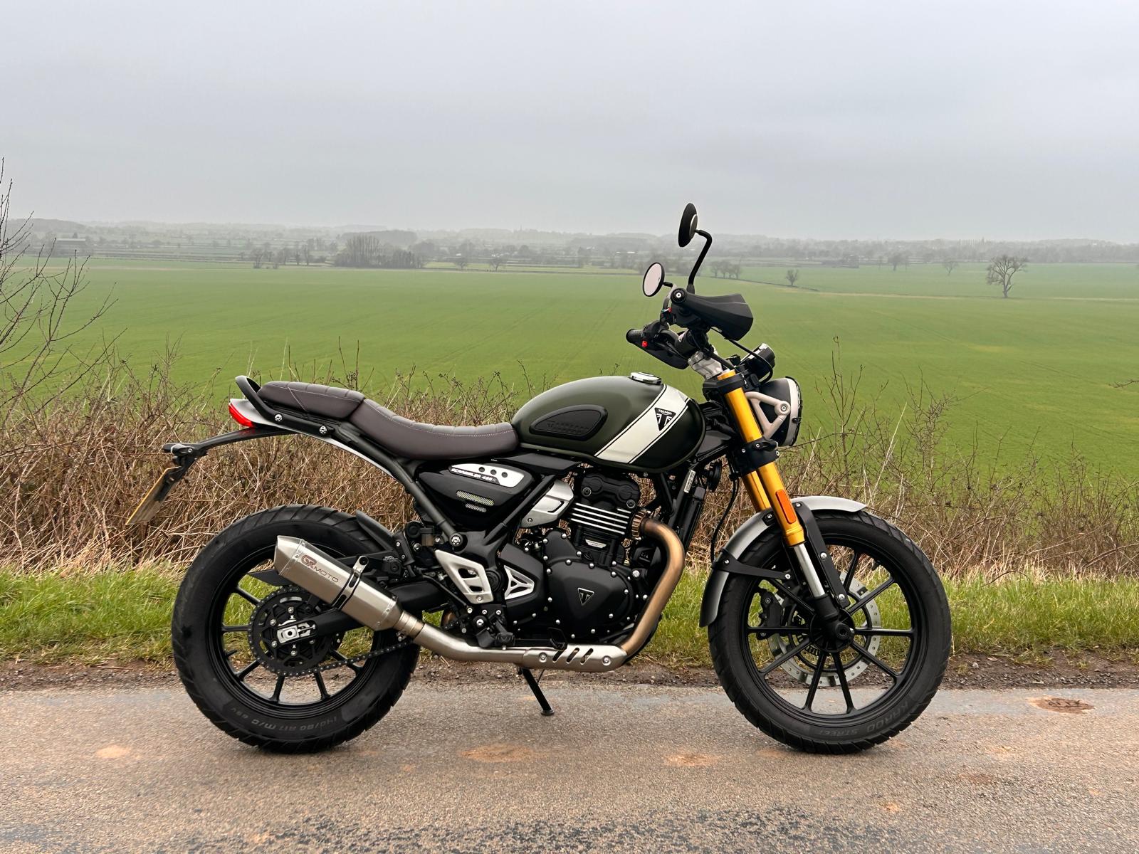 Triumph Scrambler 400X GRmoto Exhaust Triumph Scrambler 400X GRmoto Exhaust