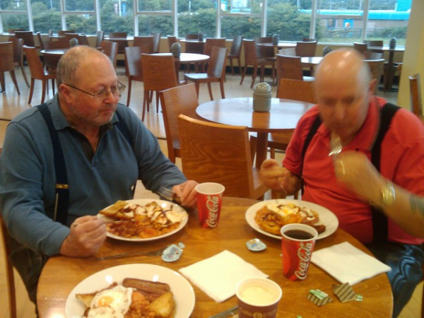 Breakfast at Blackpool Services
