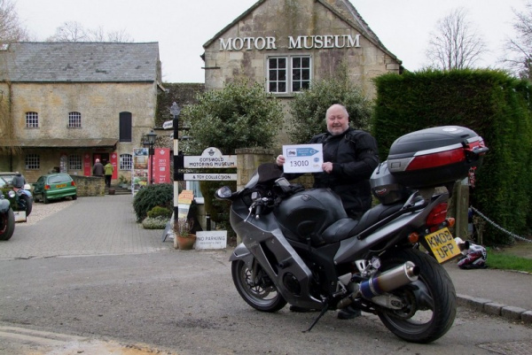 Bob outside the Cotswold Motoring Museum