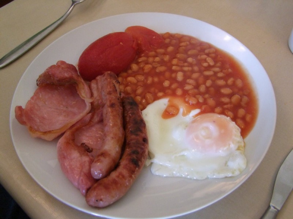 Zoom in A Bringsty Cafe breakfast