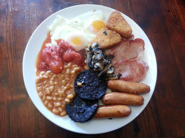 Zoom in A Bringsty Cafe breakfast