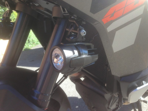 KTM Auxiliary Lamp Kit on Steve's KTM 1190 Adventure