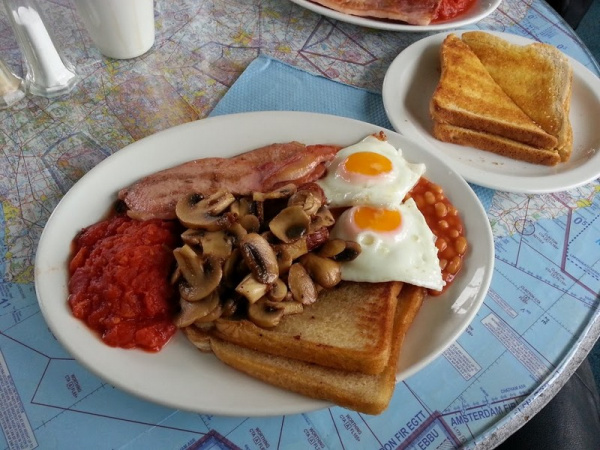 Touchdown Cafe Full English breakfast