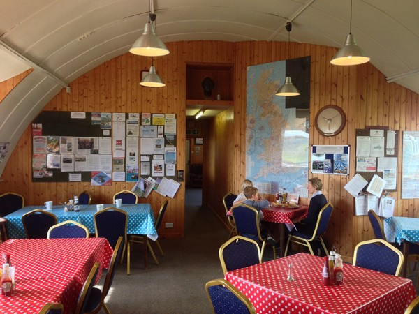 Inside Shobden Airfield Cafe