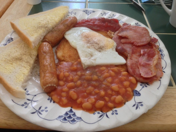 Breakfast at Grindleford Station Cafe 