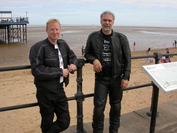 Neil and Rig in Cleethorpes