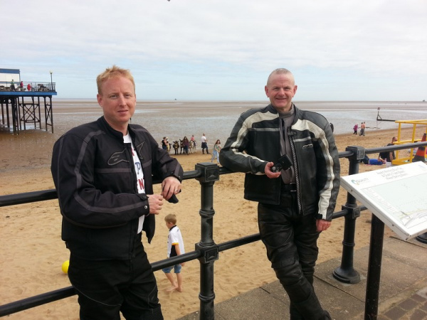 Neil and Steve in Cleethorpes