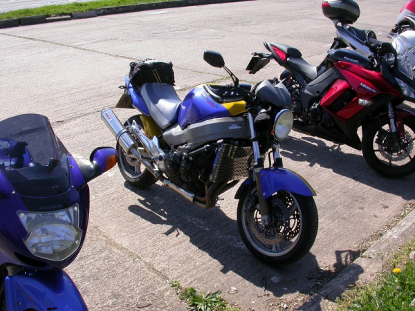 Zoom in Windsor's Honda X11 at Jo’s Place Cafe
