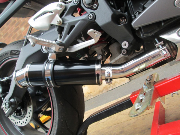 Black Stubby Moto GP Exhaust
