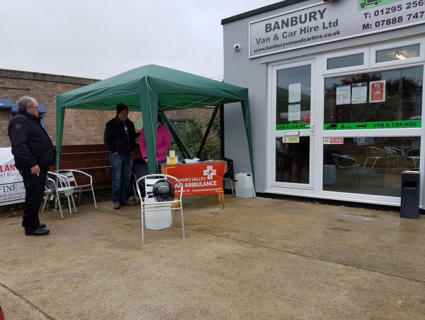 Outside Reg's Cafe, Banbury