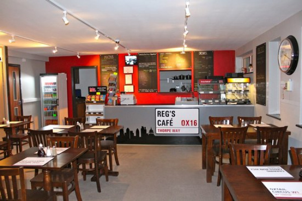 Inside Reg's Cafe, Banbury