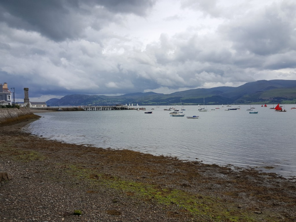 View of the Menai strait from Beaumaris, Anglesey