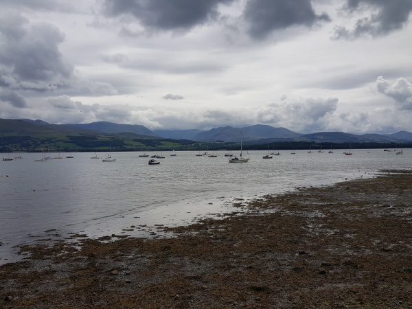 View of the Menai strait from Beaumaris, Anglesey
