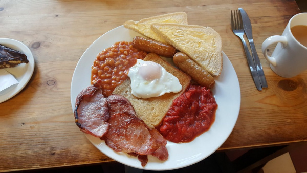 Grindleford Station Cafe Full English Breakfast