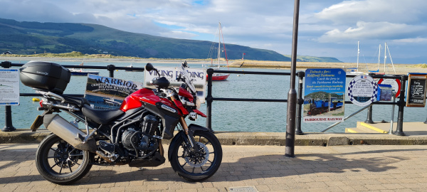 Zoom in Triumph Tiger Explorer 1200 in Barmouth